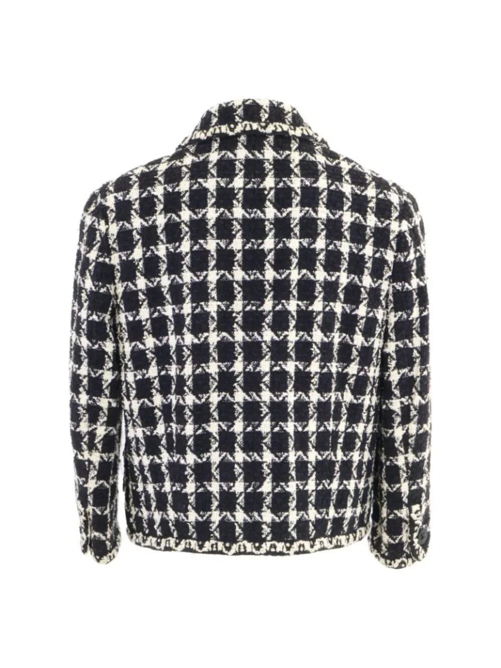Chanel CC Logo Button Tweed Jacket 38